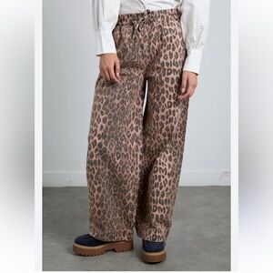 Damson Madder- Rafe Pant - Leopard Print - Size 20